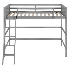 Solid Wood Twin Loft Bed with Ladder 27 Solid Wood Twin Loft Bed with Ladder