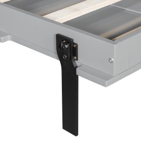 Queen Murphy Bed with Dual Sliding Storage Cabinets