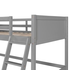 Solid Wood Twin Loft Bed with Ladder 22 Solid Wood Twin Loft Bed with Ladder