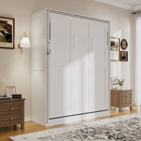 Rotating Queen Murphy Bed with Hidden Storage Racks 62 Rotating Queen Murphy Bed with Hidden Storage Racks