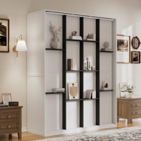 Rotating Queen Murphy Bed with Hidden Storage Racks 50 Rotating Queen Murphy Bed with Hidden Storage Racks
