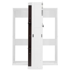 Rotating Queen Murphy Bed with Hidden Storage Racks 74 Rotating Queen Murphy Bed with Hidden Storage Racks