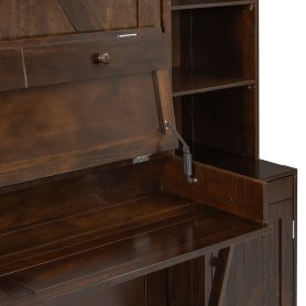 Queen Size Murphy Bed with Desk, Storage and Cabinets