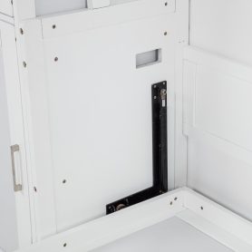 Queen Size Wood Vertical Murphy Bed With Desk, Gas Struts 47 Queen Size Wood Vertical Murphy Bed With Desk, Gas Struts