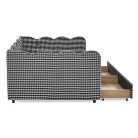 Full Size Cozy Gingham Daybed