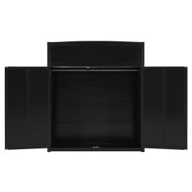 Full Size Wood Loft Bed with Desk,Wardrobe,Ample Storage Space,and RGB Light 39 Full Size Wood Loft Bed with Desk,Wardrobe,Ample Storage Space,and RGB Light