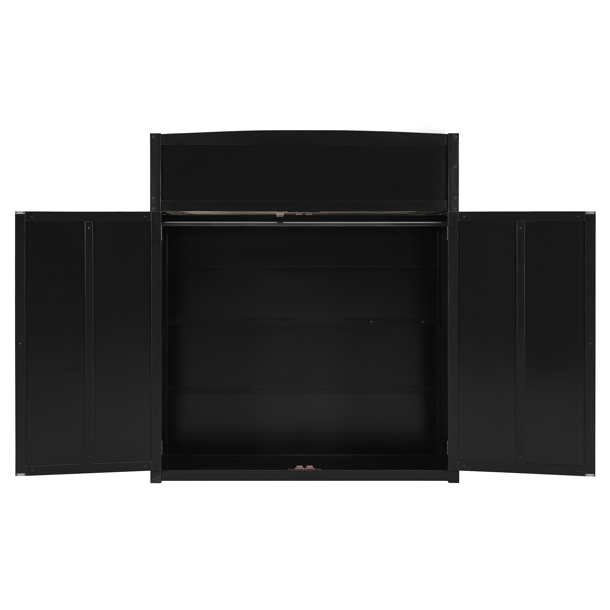 Full Size Wood Loft Bed with Desk,Wardrobe,Ample Storage Space,and RGB Light 18 Full Size Wood Loft Bed with Desk,Wardrobe,Ample Storage Space,and RGB Light