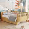 Wood Low Profile Twin DayBed with Rails