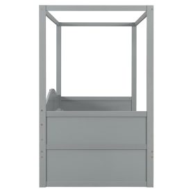 Twin Size Canopy Daybed with 2 Drawers