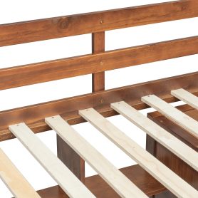 Full Size Loft Wood Bed With Desk, Book Shelves And Wardrobe 44 Full Size Loft Wood Bed With Desk, Book Shelves And Wardrobe