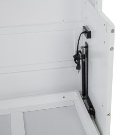 Queen Size Wood Vertical Murphy Bed With Desk, Gas Struts 30 Queen Size Wood Vertical Murphy Bed With Desk, Gas Struts