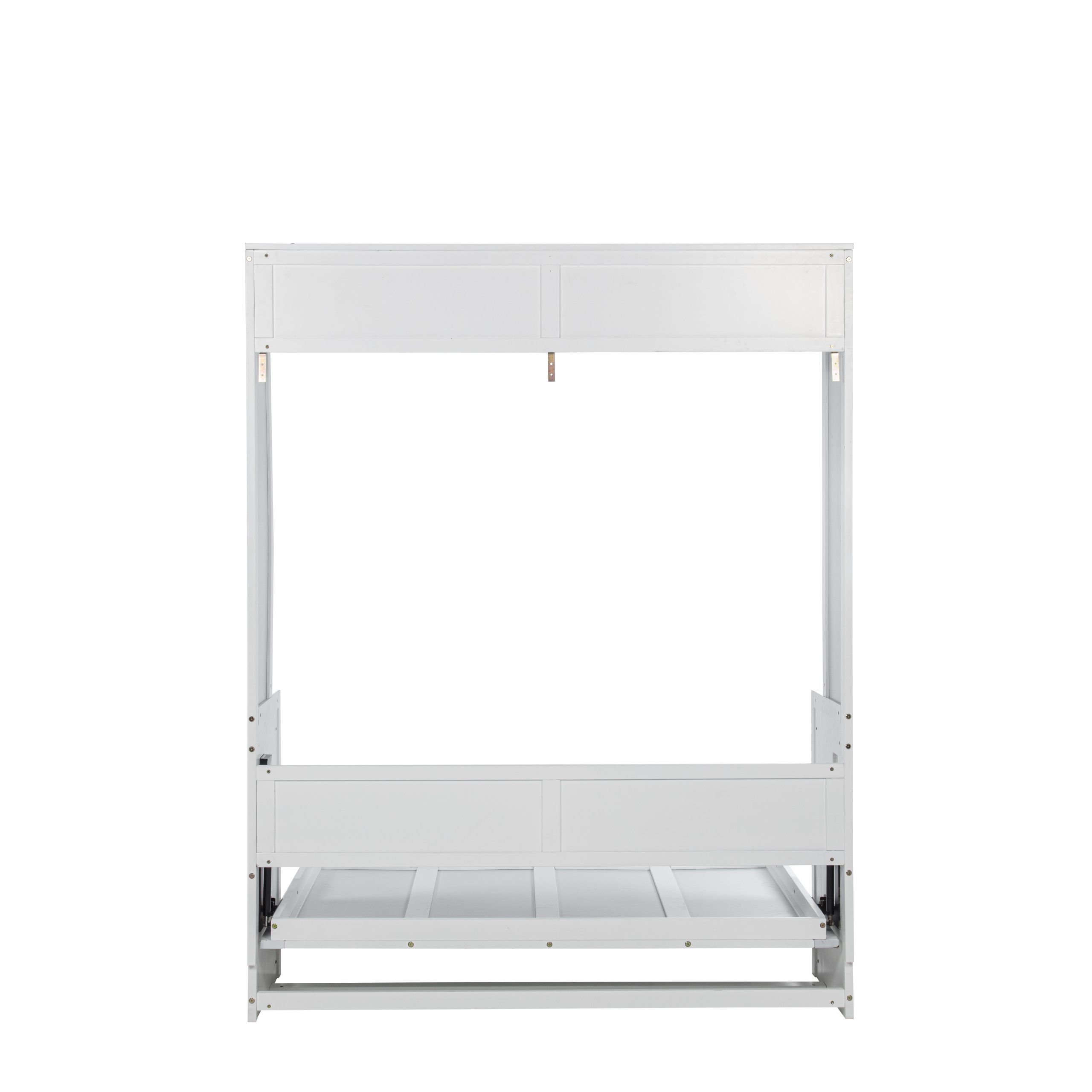 Queen Size Wood Vertical Murphy Bed With Desk, Gas Struts 20 Queen Size Wood Vertical Murphy Bed With Desk, Gas Struts