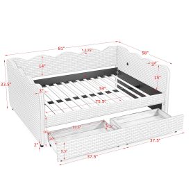 Full Size Cozy Gingham Daybed
