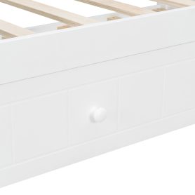 Twin Size Canopy Daybed With Twin Size Trundle