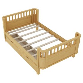 Wood Low Profile Twin DayBed with Rails