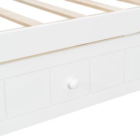 Twin Size Canopy Day Bed with 2 Drawers