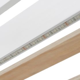 Twin Size Loft Bed with Two Chest of Drawers, Desk and Light Strip 29 Twin Size Loft Bed with Two Chest of Drawers, Desk and Light Strip