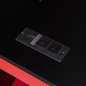 Full Size Wood Loft Bed with Desk, Multi-storage Shelves,USB and RGB Light 35 Full Size Wood Loft Bed with Desk, Multi-storage Shelves,USB and RGB Light