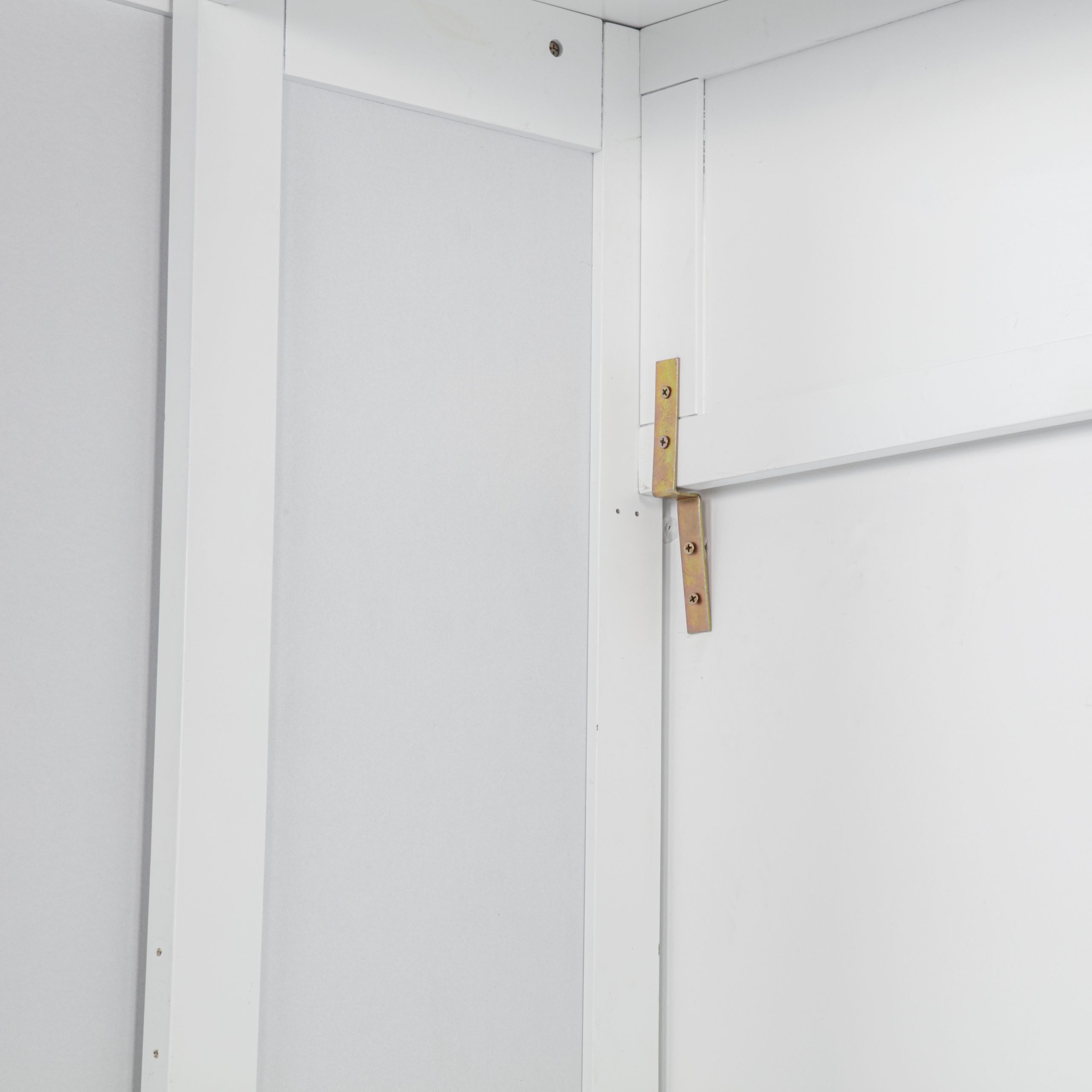 Queen Size Wood Vertical Murphy Bed With Desk, Gas Struts 3 Queen Size Wood Vertical Murphy Bed With Desk, Gas Struts