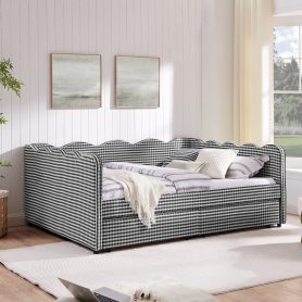 Queen Size Cozy Gingham Daybed