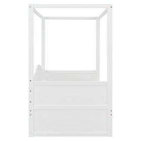 Twin Size Canopy Day Bed with 2 Drawers