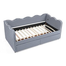 Twin Size Daybed With Two Storage Drawers, USB Port And Adorable Wave Shaped 25 Twin Size Daybed With Two Storage Drawers, USB Port And Adorable Wave Shaped