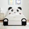 Twin Size Cute Panda-Shaped Kids Bed
