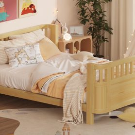 Queen Size Wood Platform Bed
