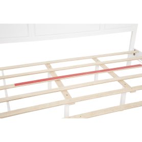 King Size Bed with Tall-Panel Headboard & Footboard