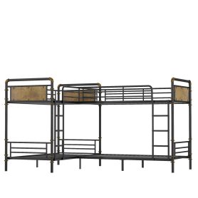 Quad Bunk Bed For 4 Kids, Heavy Duty Metal Twin Bunk Bed Frame 37 Quad Bunk Bed For 4 Kids, Heavy Duty Metal Twin Bunk Bed Frame