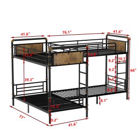 Quad Bunk Bed For 4 Kids, Heavy Duty Metal Twin Bunk Bed Frame 30 Quad Bunk Bed For 4 Kids, Heavy Duty Metal Twin Bunk Bed Frame