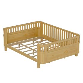 Queen Size Wood Platform Bed