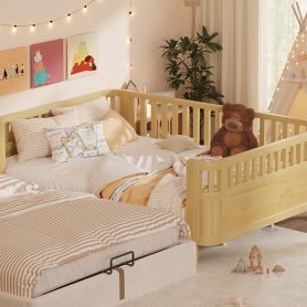 Queen Size Wood Platform Bed