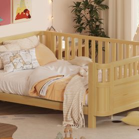 Queen Size Wood Platform Bed