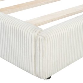 Full Size L-Shaped Corduroy Daybed 28 Full Size L-Shaped Corduroy Daybed