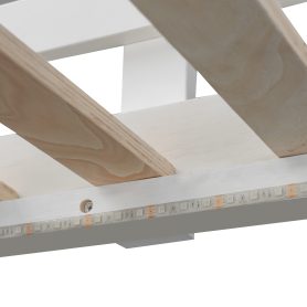 Twin Over Full Bunk Bed With Storage Stairs, Wardrobe, USB And Light 35 Twin Over Full Bunk Bed With Storage Stairs, Wardrobe, USB And Light