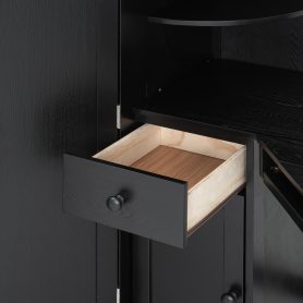 Twin Size Loft Bed with Integrated Large Wardrobe and Desk