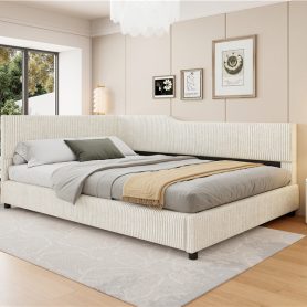 Full Size L-Shaped Corduroy Daybed 31 Full Size L-Shaped Corduroy Daybed