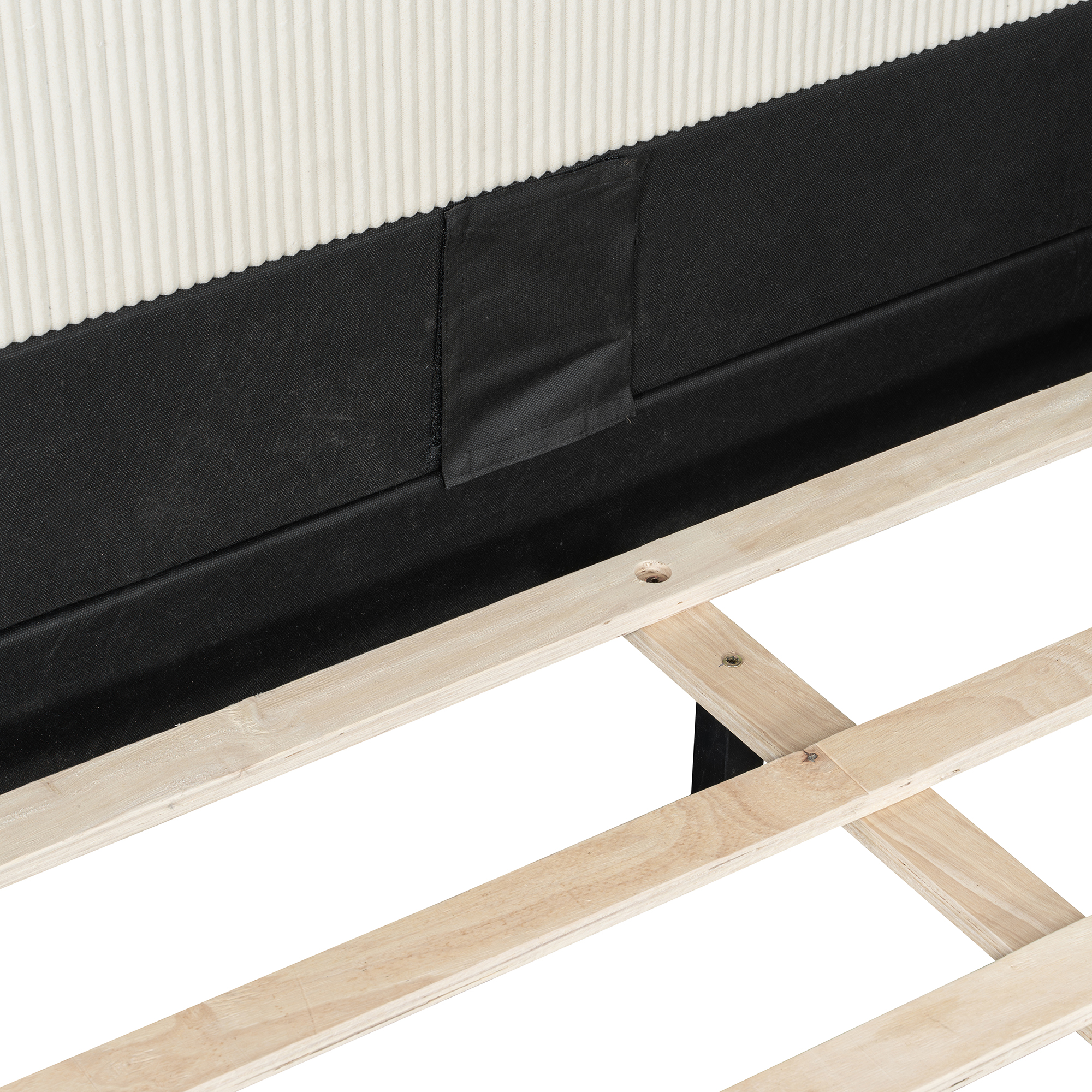 Full Size L-Shaped Corduroy Daybed 11 Full Size L-Shaped Corduroy Daybed