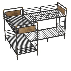 Quad Bunk Bed For 4 Kids, Heavy Duty Metal Twin Bunk Bed Frame 31 Quad Bunk Bed For 4 Kids, Heavy Duty Metal Twin Bunk Bed Frame