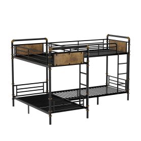 Quad Bunk Bed For 4 Kids, Heavy Duty Metal Twin Bunk Bed Frame 36 Quad Bunk Bed For 4 Kids, Heavy Duty Metal Twin Bunk Bed Frame