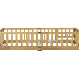 Twin Size Floor Bed with Fence and Door 24 Twin Size Floor Bed with Fence and Door