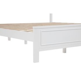 King Size Bed with Tall-Panel Headboard & Footboard