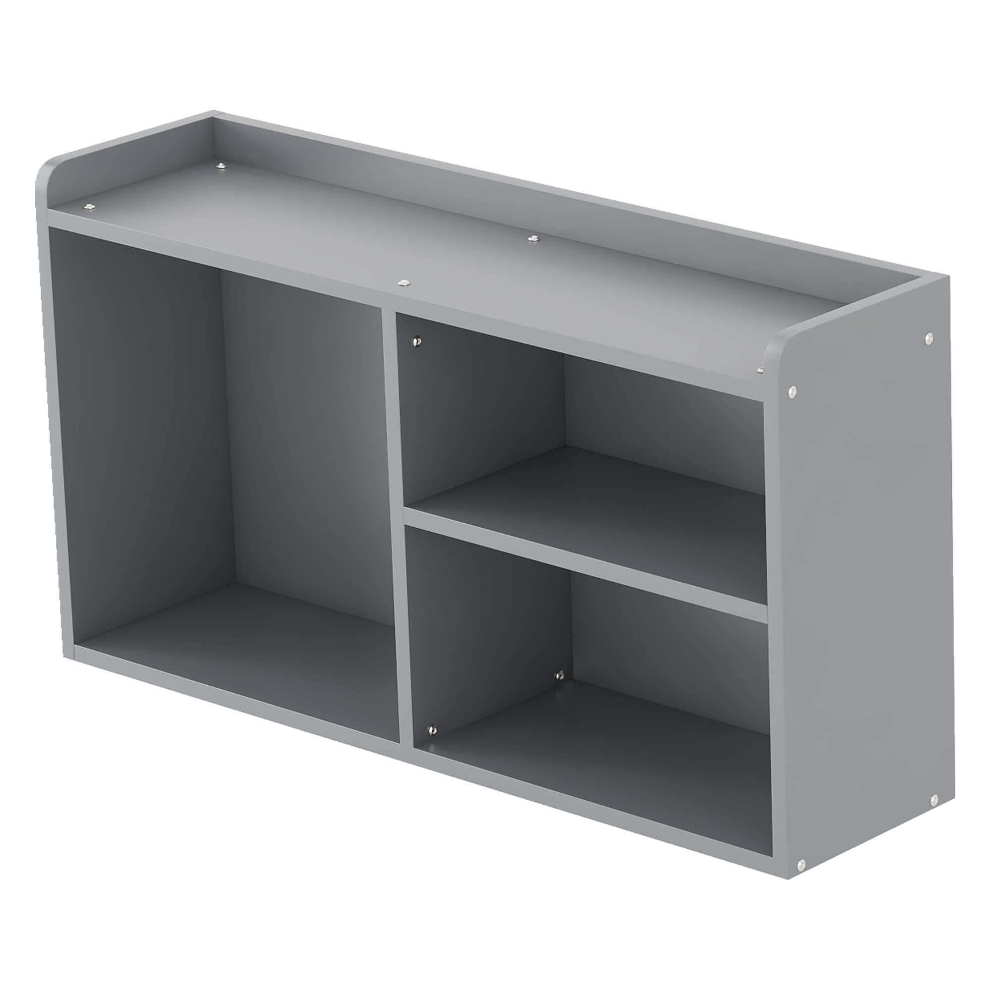 Twin Size Low Loft Bed with Slide, Movable Bookshelf Storage, Guardrails 16 Twin Size Low Loft Bed with Slide, Movable Bookshelf Storage, Guardrails