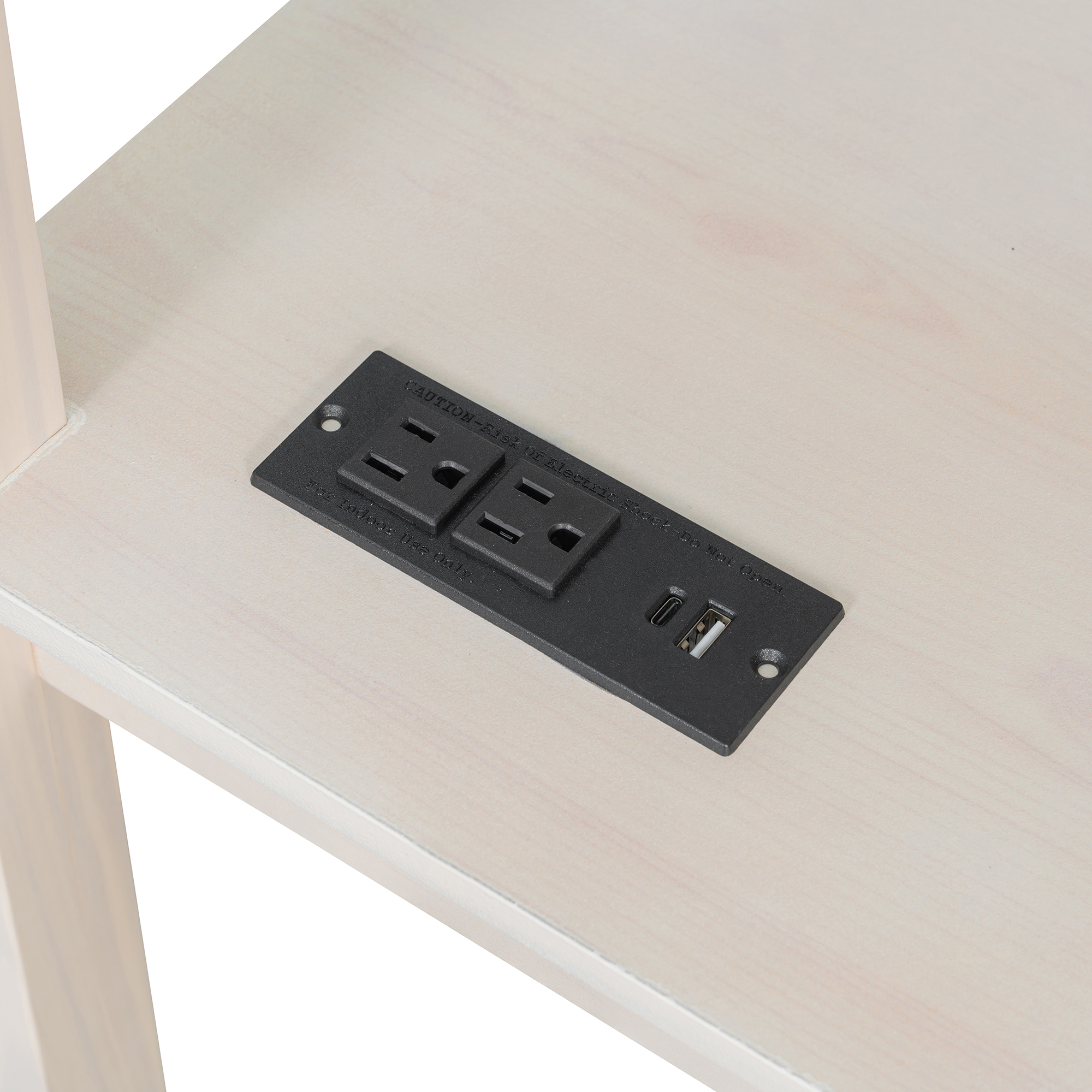 Full Loft Bed Frame with Built-In Wardrobe, Study Desk, Storage Shelves & Lights 15 Full Loft Bed Frame with Built-In Wardrobe, Study Desk, Storage Shelves & Lights