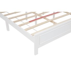 King Size Bed with Tall-Panel Headboard & Footboard