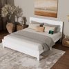 King Size Bed with Tall-Panel Headboard & Footboard 1 King Size Bed with Tall-Panel Headboard & Footboard