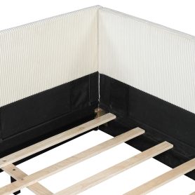 Full Size L-Shaped Corduroy Daybed 25 Full Size L-Shaped Corduroy Daybed