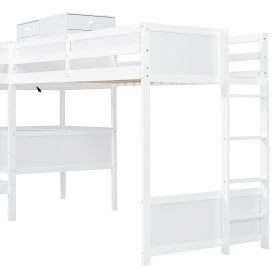 Twin Size L-shaped Bunk Bed With Built-in Desk, 4 Drawers And USB Ports & Power Outlet 34 Twin Size L-shaped Bunk Bed With Built-in Desk, 4 Drawers And USB Ports & Power Outlet