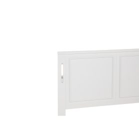 King Size Bed with Tall-Panel Headboard & Footboard